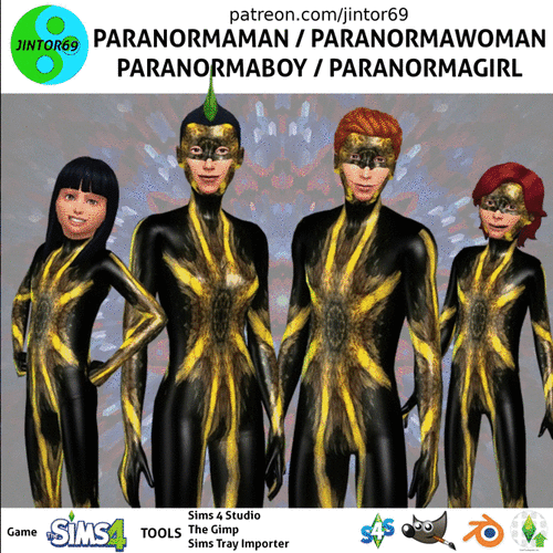 More information about "ParanormaMan / ParanormaWoman / ParanormaBoy / ParanormaGirl costume suits for sims 4"