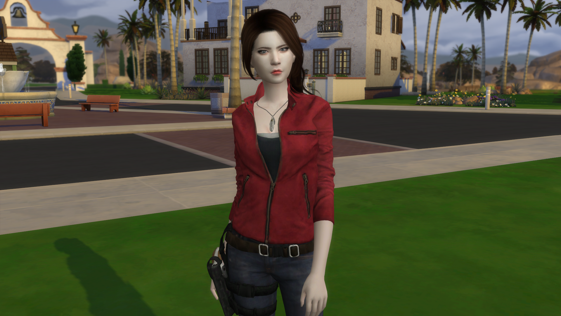 The Sims 4 CLAIRE REDFIELD - Resident Evil - Create A Sim 