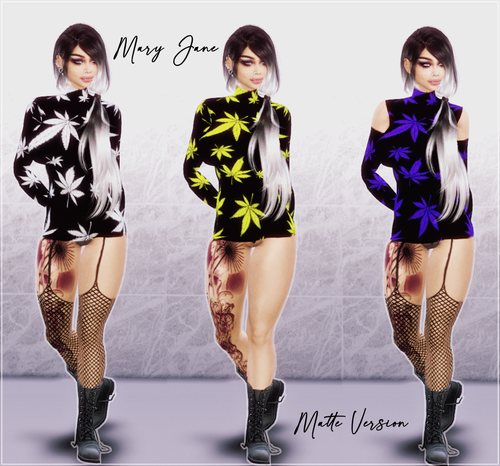 More information about "ALL ABOUT MARY JANE Part 1B (Matte Version, 3 different styles/14 colors/42 swatches)"