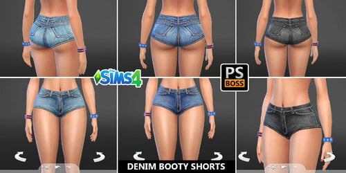More information about "Denim Booty Shorts"