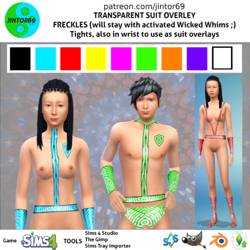 More information about "Ultra Sexy Transparent Suits (+overlays) Skin Details and tights for sim 4"