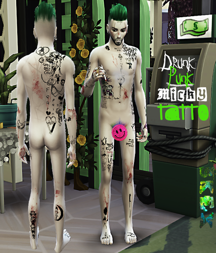 More information about "DrunkPunk: Mickys (nsfw) Tattoos"