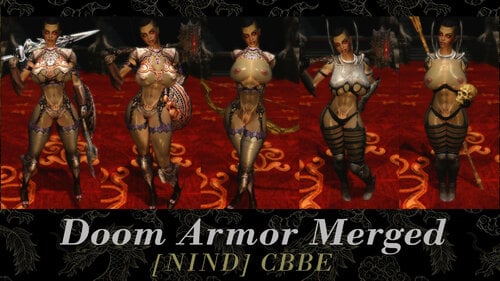 Doom Armor Merged CBBE