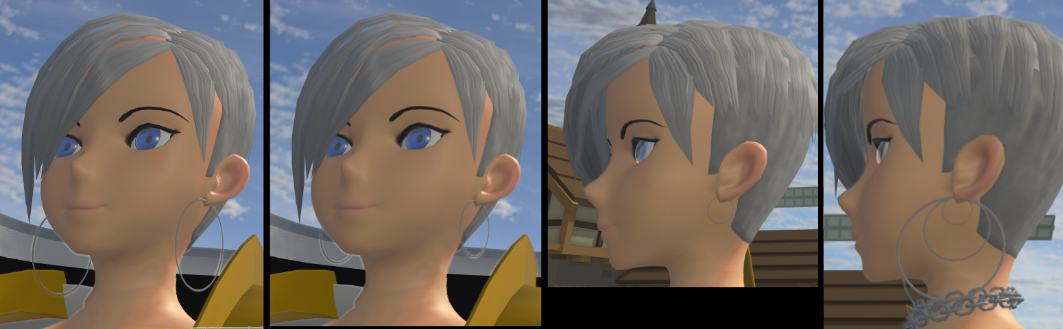 [HRT] Earrings V1 - Dangling Hoop Earrings