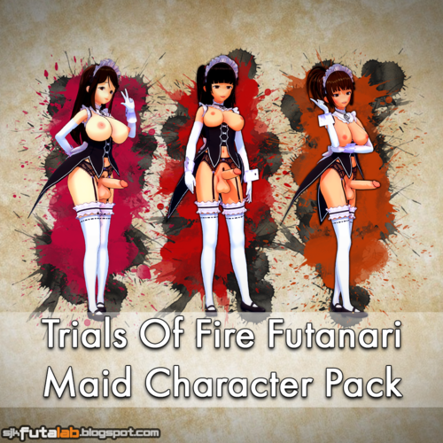 More information about "Trials of Fire - Futanari Maids Character Portrait Pack"