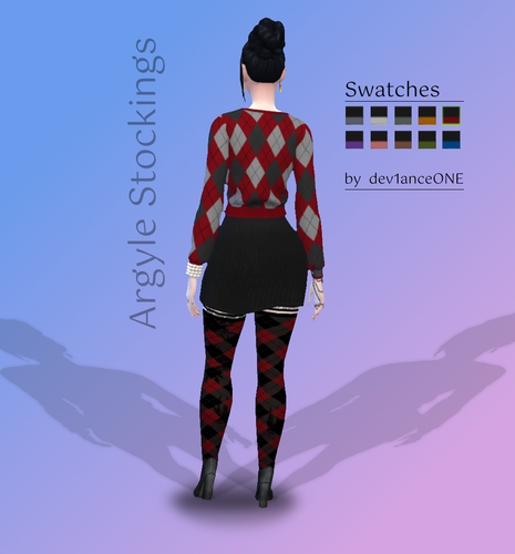 More information about "Argyle Stockings by dev1anceONE"