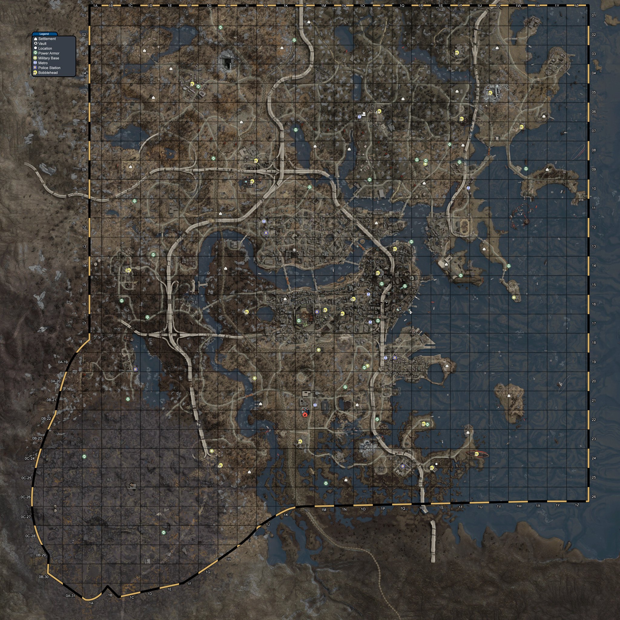 New World Map location Icons image - Fallout: Project Safehouse