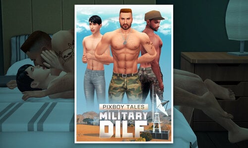 More information about ""Military DILF" Poster by Pixboy Tales"