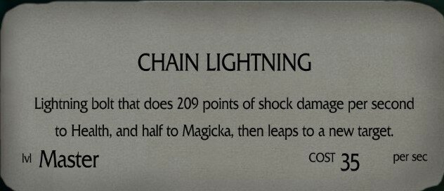 Concentrated Chain Lightning