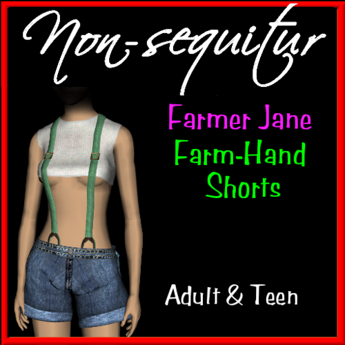 More information about "tf Farmer Jane's Farm-Hand Shorts"