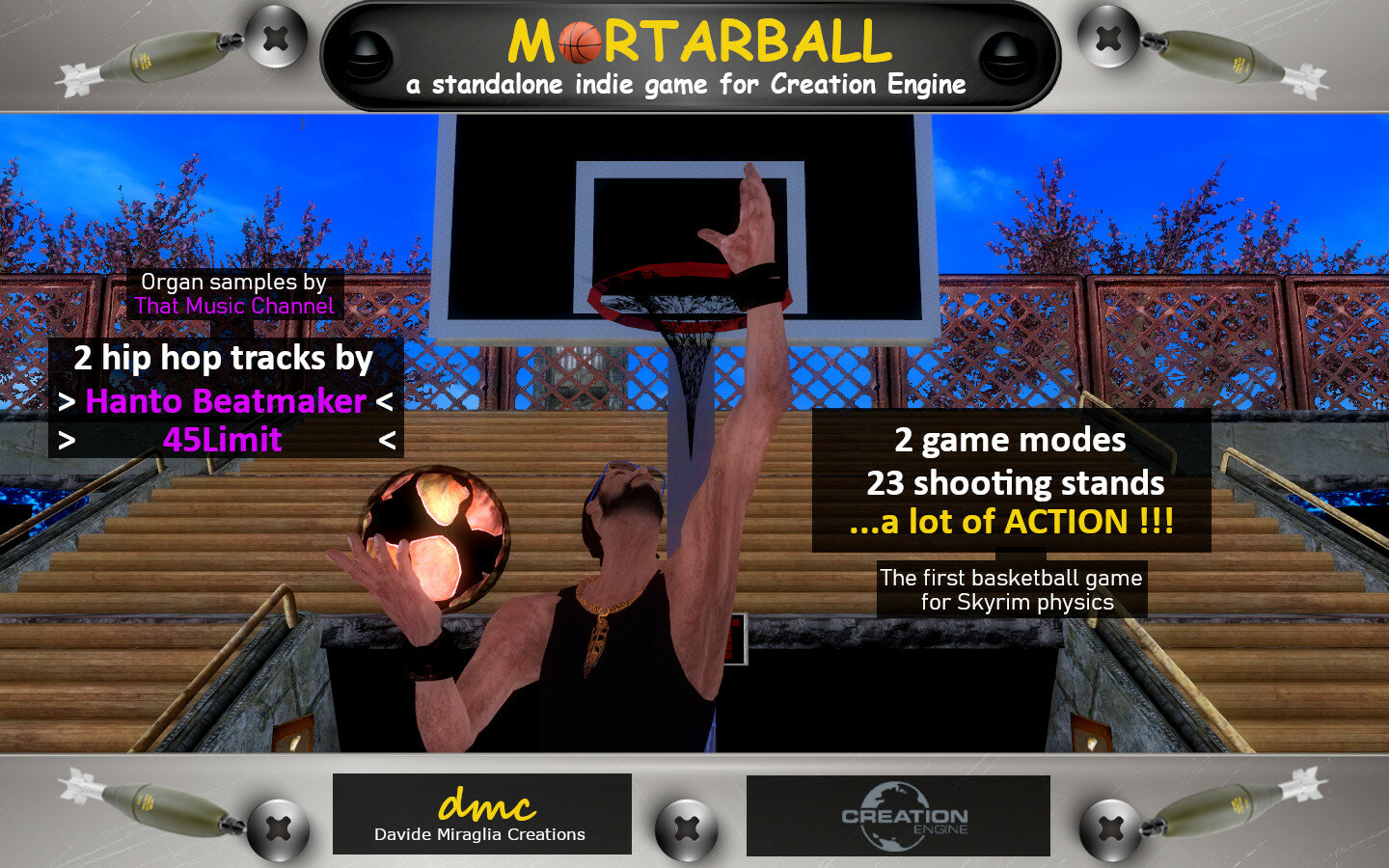 Mortarball The First Basketball Game For Skyrim Physics