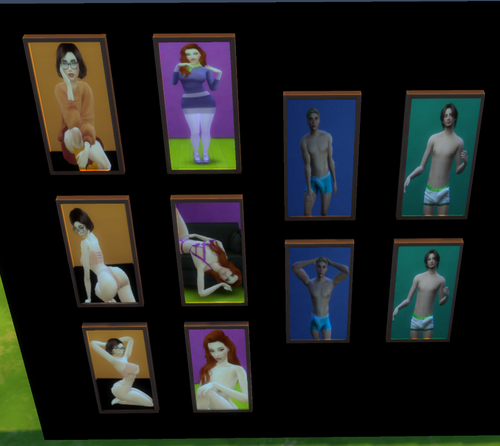 More information about "Scooby Doo sims 4 wallart"
