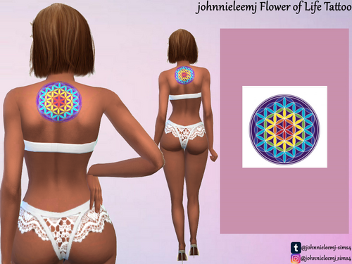 More information about "johnnieleemj Flower of Life Tattoo"