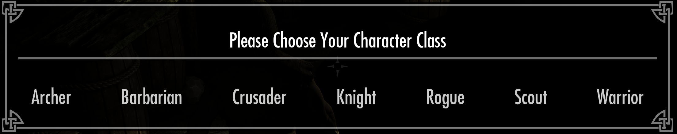Character Class System Restoration