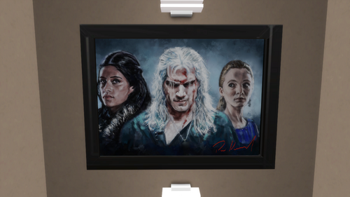 More information about "The Witcher Painting"