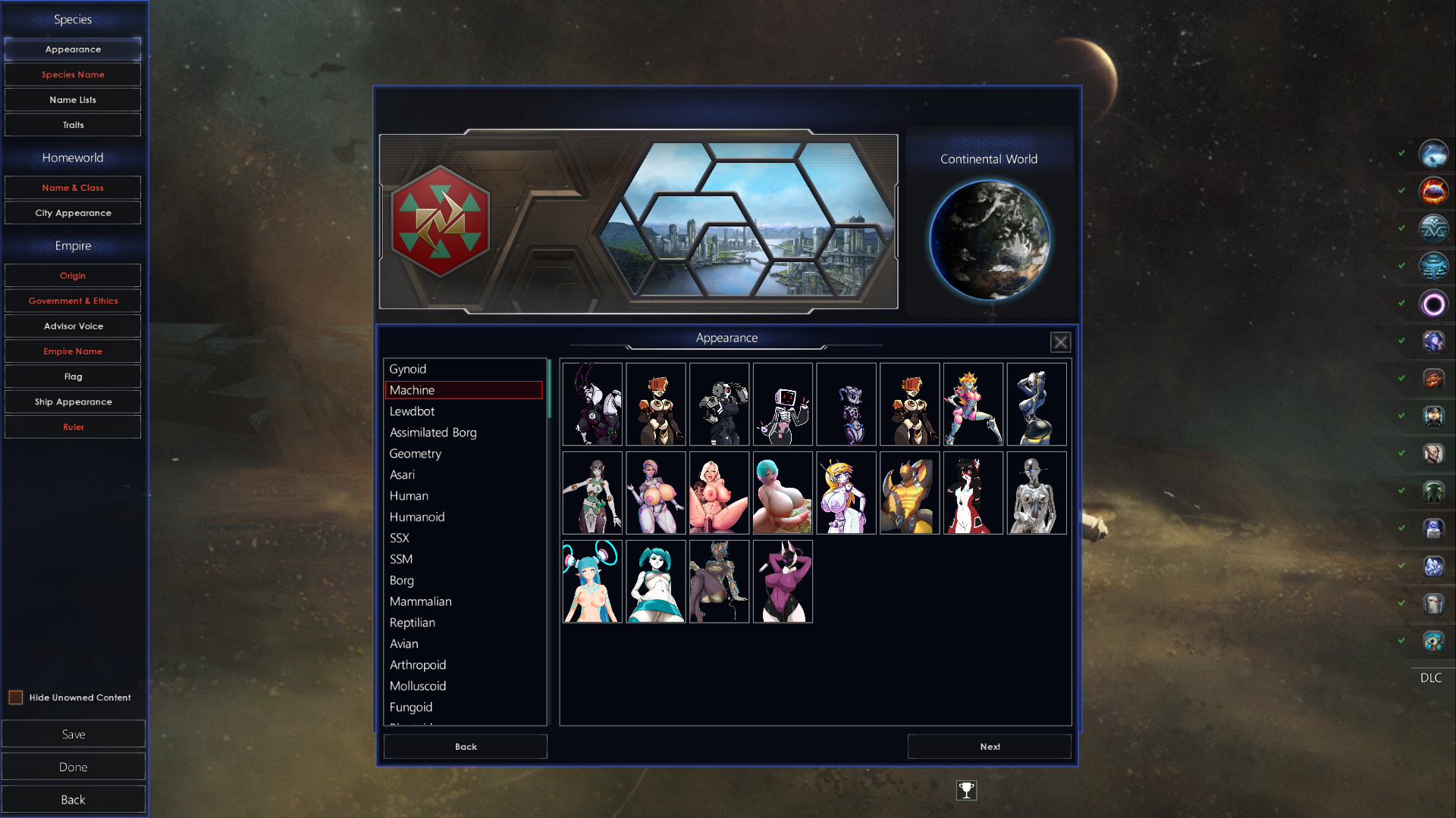 [mod] [stellaris] Gynoids Robophilia Stellaris Loverslab