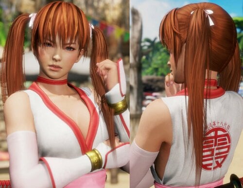 More information about "DOA6 Kasumi Twintails with Pink ribbons"