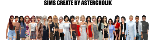 More information about "My Created Sims 44Female 5Male"