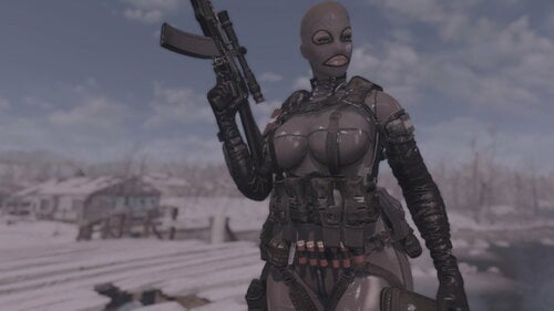 More information about "Latex Rubber Hood Mask - Fallout 4"