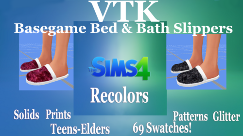 More information about "AF Basegame Bed & Bath Slippers Recolors"
