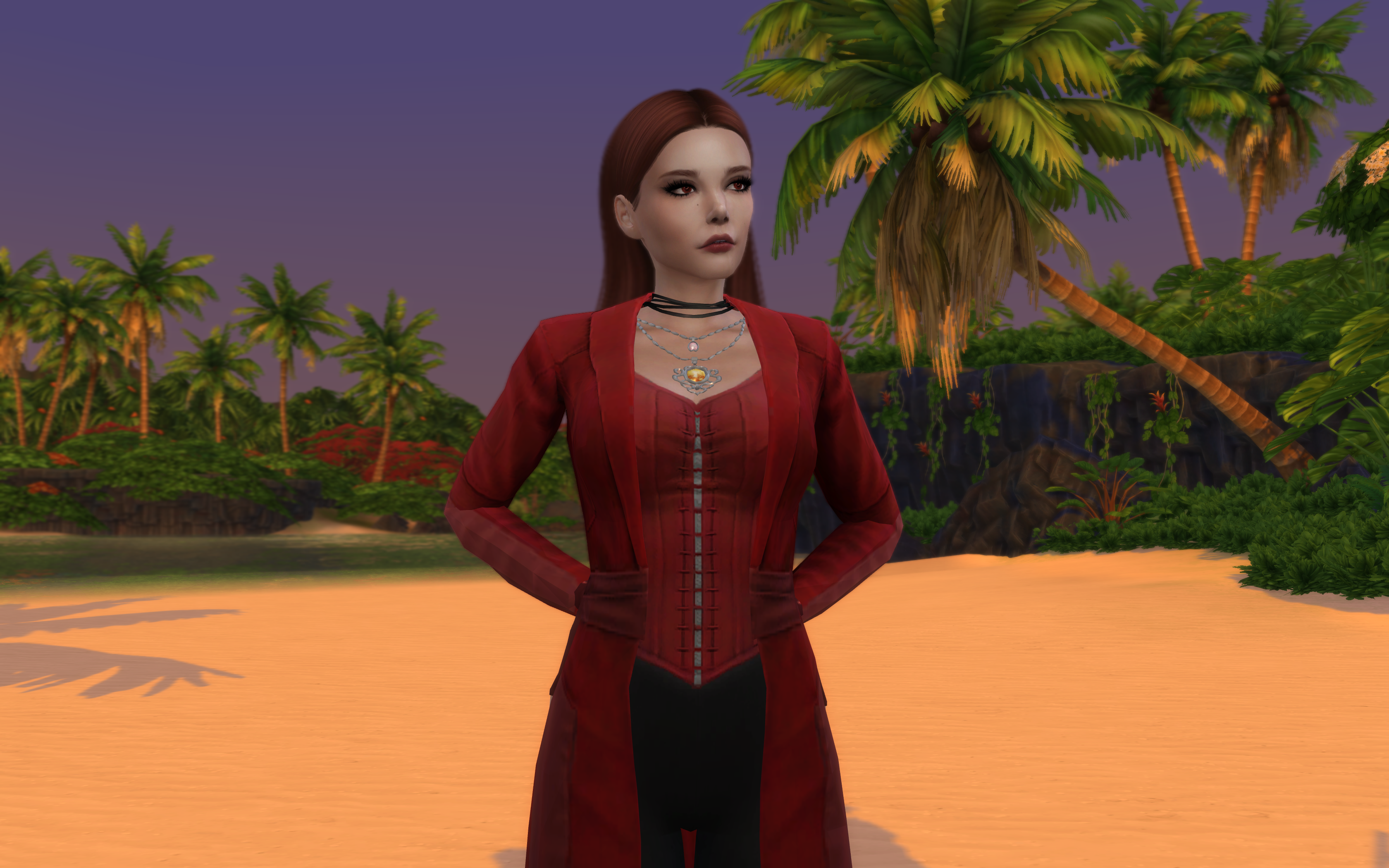 Scarlet Witch Elizabeth Olsen From Doctor Strange and Lana White Angel (Free)