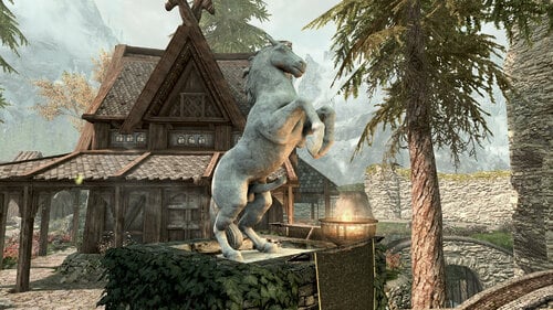 More information about "Whiterun Horse Statue - Erect"