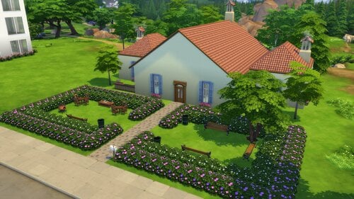 More information about "Residential lot house for The Sims 4 Merlindos homes 39B Not mods Not DLC"