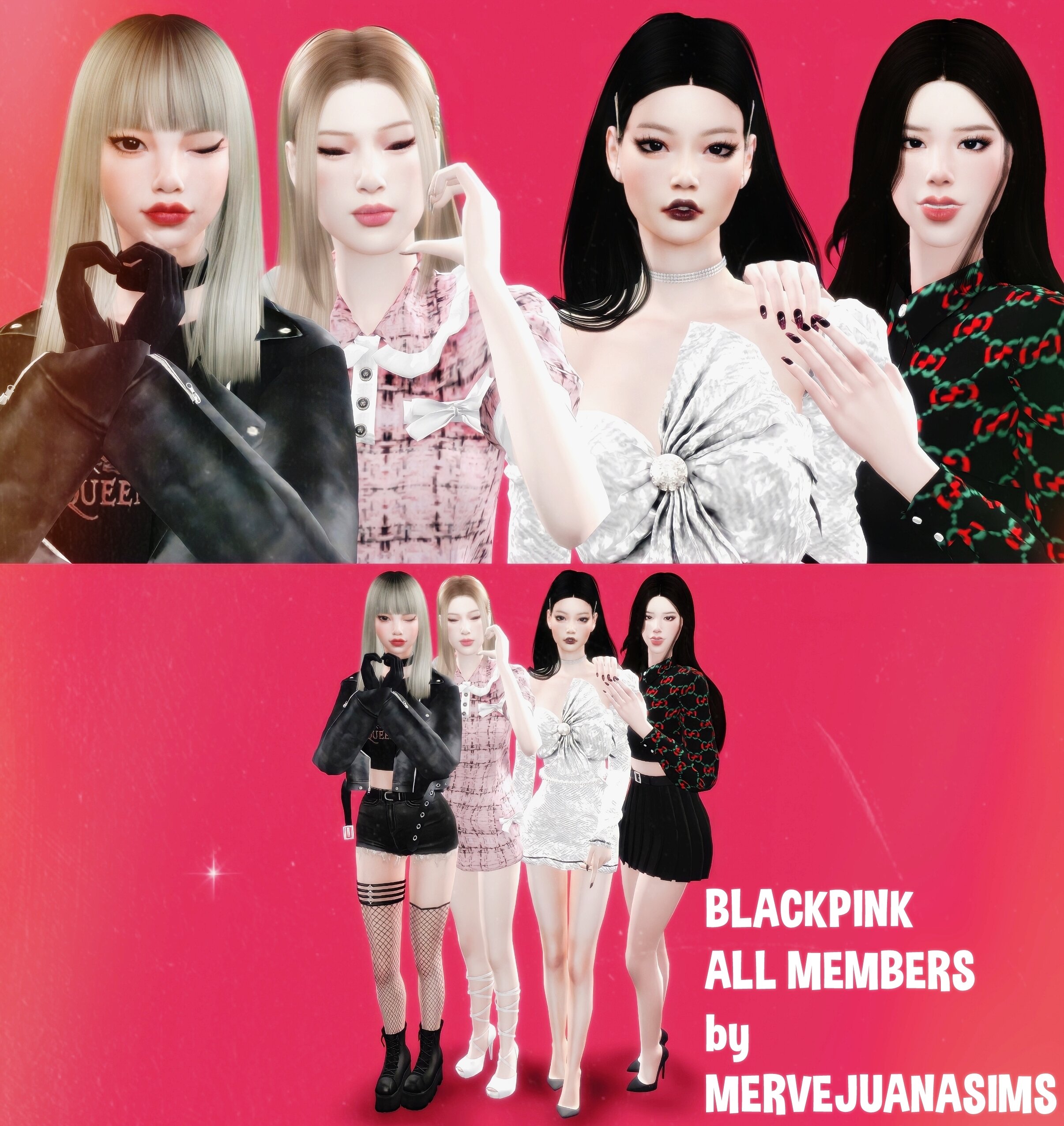 BLACKPINK ALL MEMBERS by MervejuanaSims