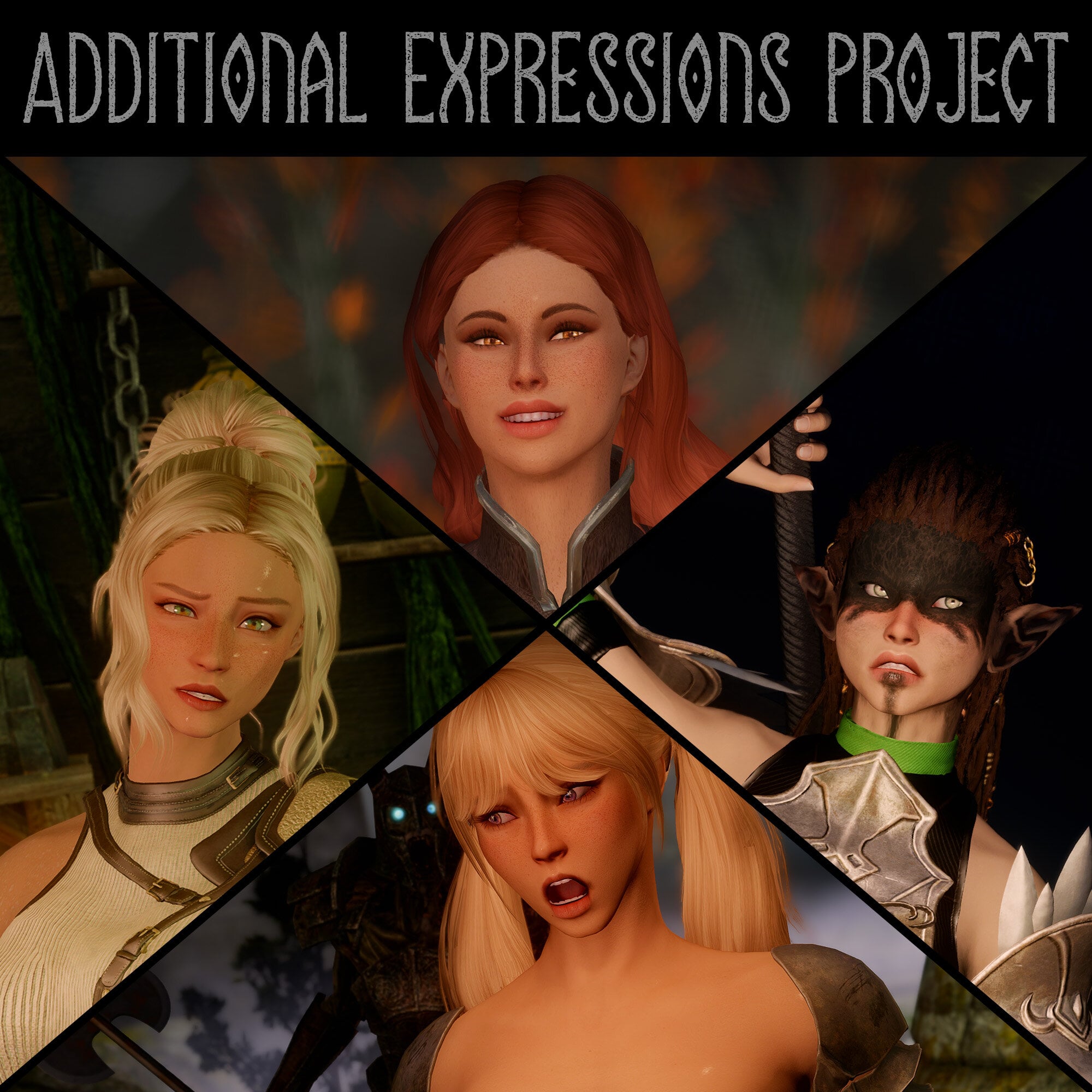 Additional Expressions Project - Addon for Poser Hotkeys Plus
