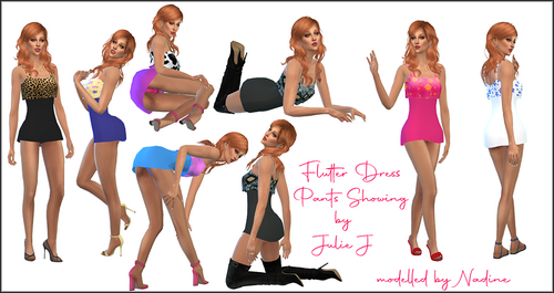 More information about "Flutter Up Skirt Dress with Panties by Julie J"