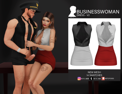 More information about "BusinessWoman - Dress V2"