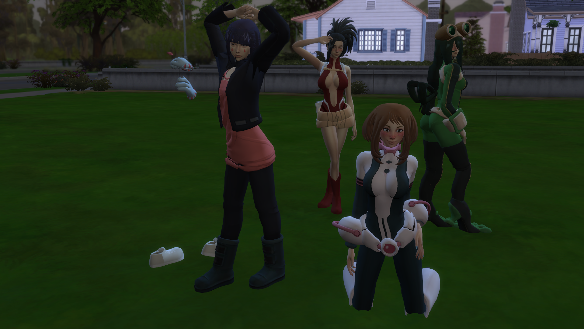 Mautine's Teen Sims, Ready for HS. Lets assume they are all 18 year old seniors okay! [Makoto Niijima(Persona 5), Class 1A girls (MHA) added]