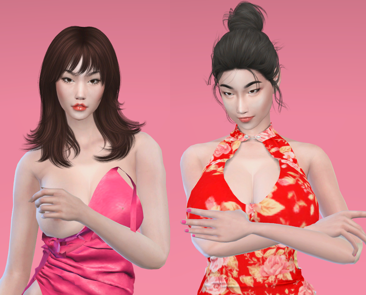 ?​≧ω≦​?​New Custom Sims Collection ?​​​≧◡≦​?​❤️‍?Asian milf❤️‍?