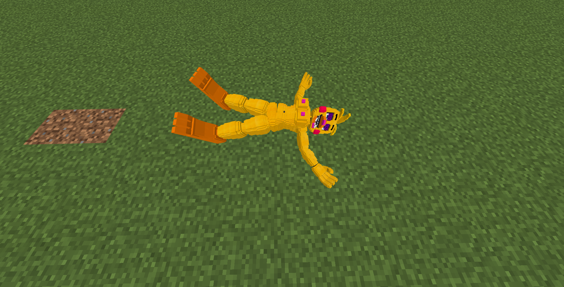 Naked FNAF Toy Chica Resource Pack For Minecraft Bedrock Edition