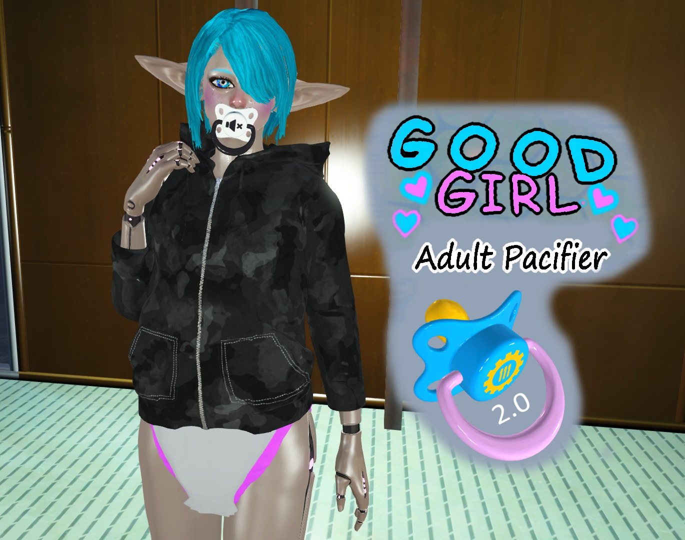 F4 Good Girl Adult Pacifiers 2.0 - Armor and Clothing