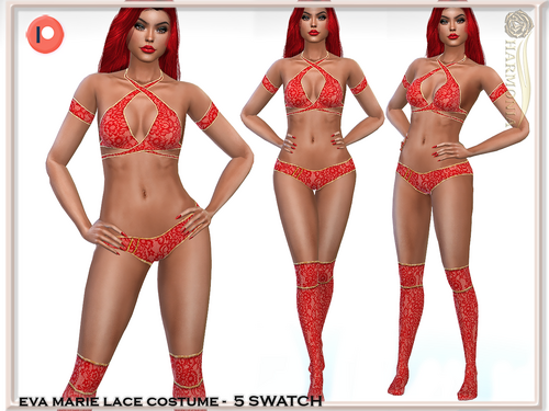 More information about "WWE WRESTLER "EVA MARIE” LACE COSTUME"