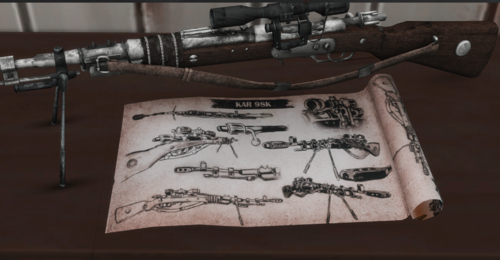 More information about "Sniper Hand Drawn Old Blueprint"