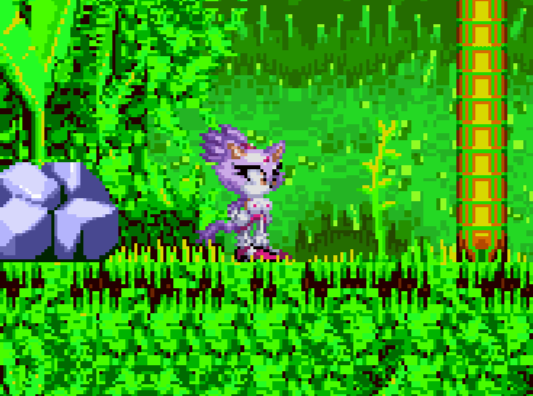 Topless Blaze In Sonic 3 A.I.R
