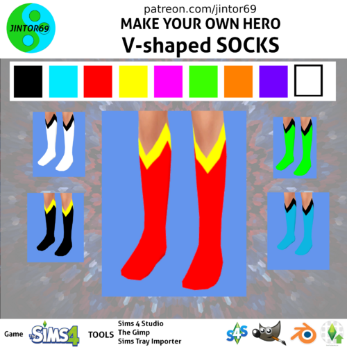 Hero Base Kit V shaped socks