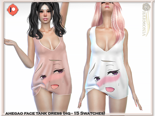 More information about "​ 🍑 Ahegao Face Tank Dress"