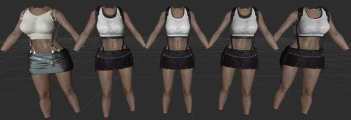 More information about "Tifa Lockhart Outfit from Final Fantasy VII and Remake"