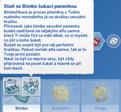 Bimbo Aspirations And Trait For The Sims 4 2020 05 30 2021 05 07 Čeština Translations