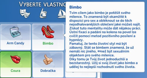 Bimbo Aspirations And Trait For The Sims 4 2020 05 30 2021 05 07 Čeština Translations