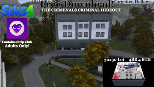 More information about "The Sims 4 Criminal Hideout & Strip Club"