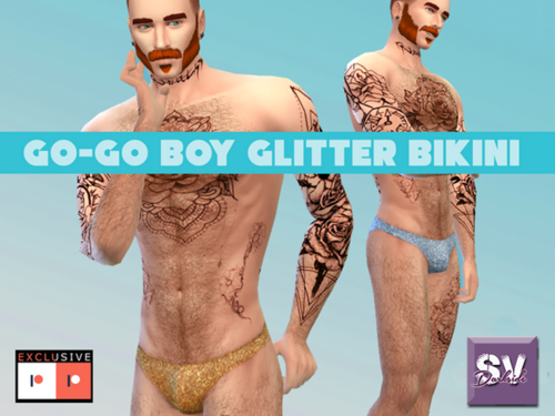 More information about "SV Go Go Boy Glitter Bikini"