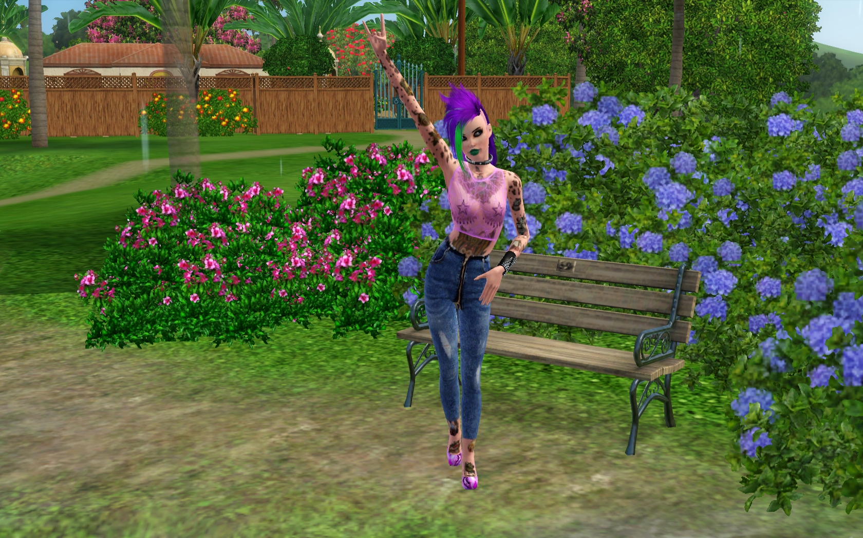 Sim punk female