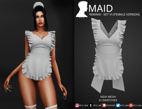 More information about "Maid Remake - Dress V2"