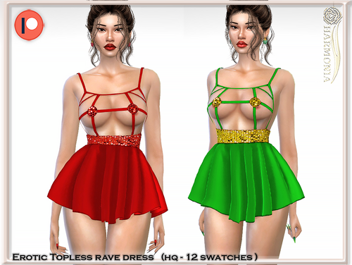 More information about "​ ❤️? EROTIC TOPLESS RAVE DRESS"