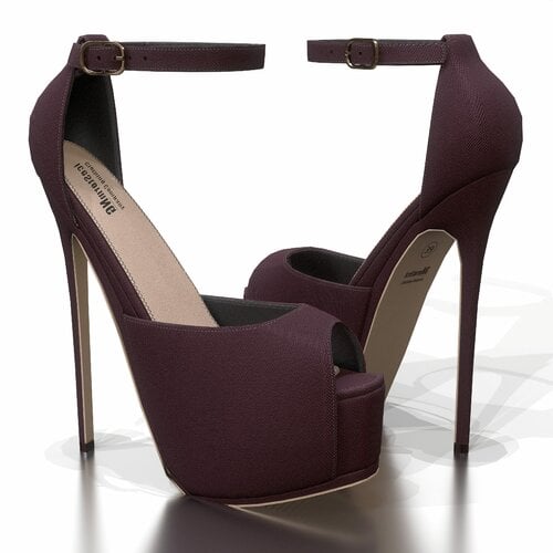 IceStorm's Ankle Strap Peep Toe Sandals - Armor & Clothing - LoversLab