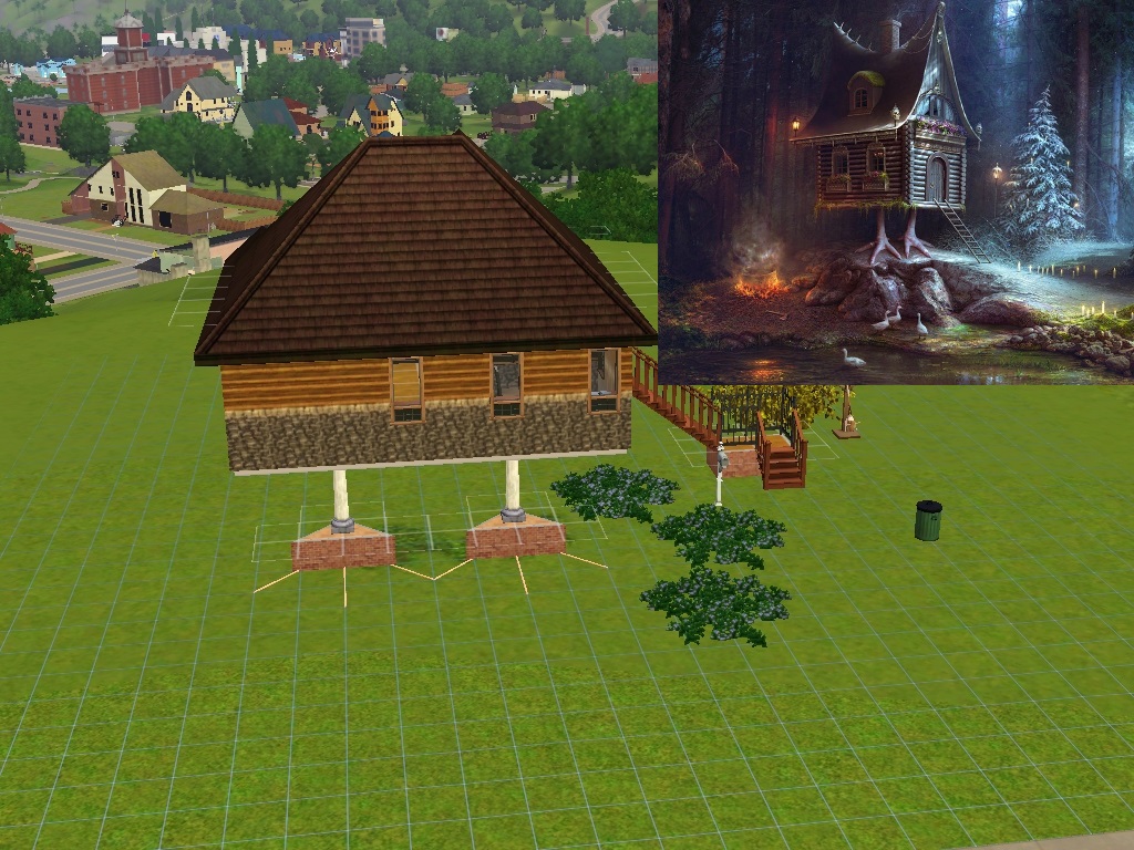 Hut on chicken legs